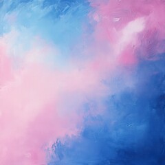 Obraz premium Abstract Pastel Pink And Blue Painted Texture Background