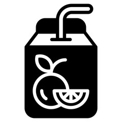 Juice Box outline mixed icon