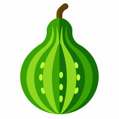 Ash Gourd icon on white background