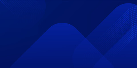 Abstract blue background. Modern simple blue geometric design. Minimal shapes. Suit for booklet, brochure, banner, poster, website, flyer, cover, corporate, backdrop. Vector illustration