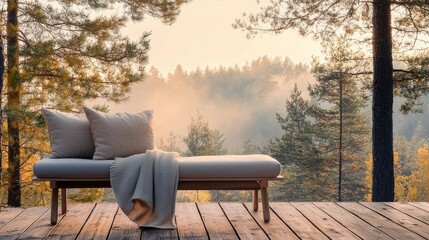 Fototapeta premium bench in the park