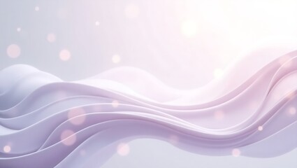 Obraz premium Matte white lavender background with soft bokeh light effects and fine canvas texture. Dreamy, calm, and magical with a handcrafted fabric feel.