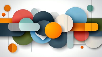 this is an image of a colorful abstract background with circles and lines