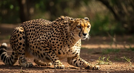 Obraz premium Cheetah in natural habitat