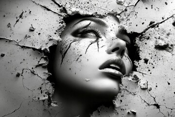 Sadness and grief. Feelings of despair. Emotional abuse - cause of depression: abstract image of health condition. Metaphorical emotional abuse perceptions of a loss of pleasure or interest.