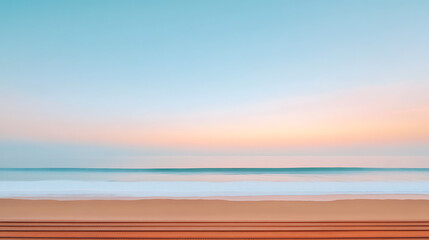 Obraz premium Sunrise Beach Motion Blur.