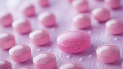 Pink Tablets for Thyroid Health and Medication Management