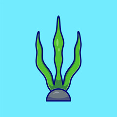 Colorful Coral Reef Under the Sea &ndash; Summer Ocean Theme Illustration