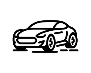 Naklejka premium car vector icon