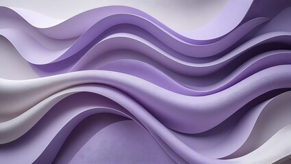 Fototapeta premium Matte frosted lavender background with soft curves and canvas texture. Cool, elegant, and calming with a gentle handcrafted fabric look.