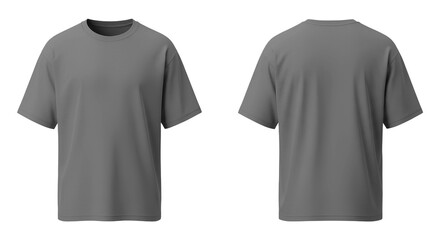 Mockup Gray shirt png transparent background