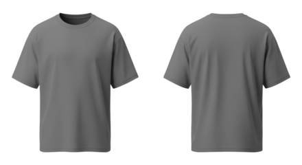 Mockup Gray shirt png transparent background