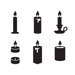 Candle Silhouette Bundle