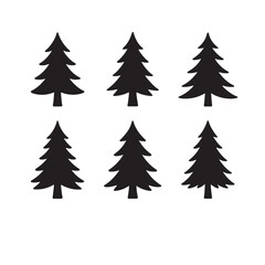 Pine Tree Silhouette Bundle
