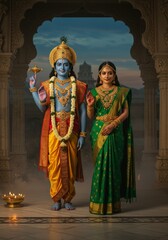 Obraz premium Lord Vishnu 