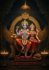 Fototapeta premium Lord Vishnu 