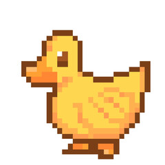 Duckling pixel art