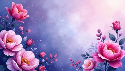 Elegant purple watercolor floral funeral program design , watercolor, obituary, design