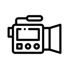 virtual events line icon