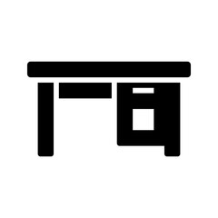 Desk vector for home office productivity