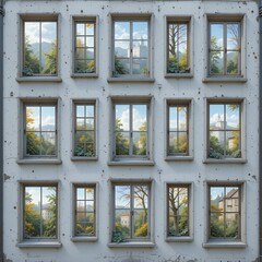 Fototapeta premium building glass, AI Generated