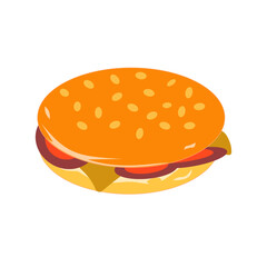 Classic Burger with Cheese, Tomato, and Patty