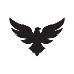 eagle logo vector Bold and clean eagle logo vector, with sharp lines and a strong silhouette 
