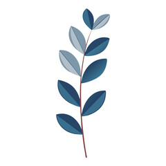 Watercolor Eucalyptus Branch