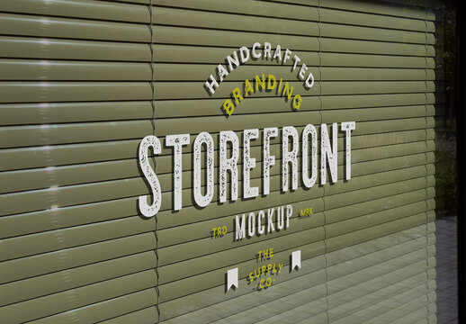 Big Window Logo Mockup