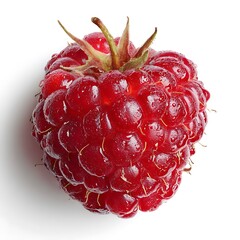 Raspberry isolated on white background.