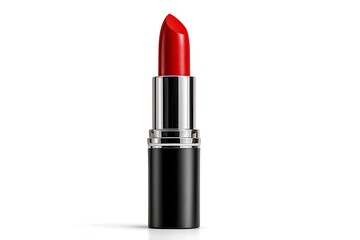 red lipstick isolated on white