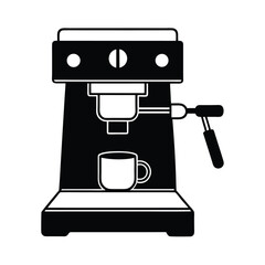Espresso Machine Sleek Vector Design