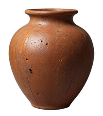 Modern interpretation of a Thai terracotta pot with sharp focus and clean edges