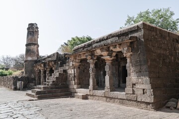Naklejka premium Daulatabad is a historic 14th-century city near the village of the same name in the state of Maharashtra in India