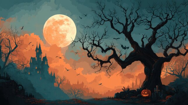 best-selling image halloween background --ar 16:9 --v 7 Job ID: 2a7cc00a-2bcf-4749-b240-58849e7e1061
