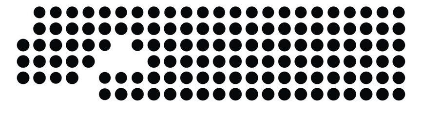 Symbol Map Of the County Adams (Colorado, US) showing the County with a few black dots