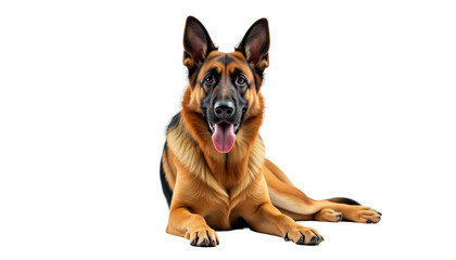 Obraz premium Dog Close-Up Portrait Of German Shepherd Carnivore