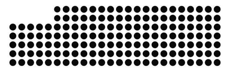 Symbol Map Of the County Kiowa (Colorado, US) showing the County with a few black dots