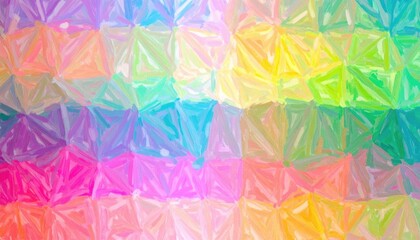 Abstract Colorful Geometric Pattern