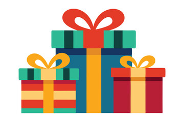 gift boxes vector illustration