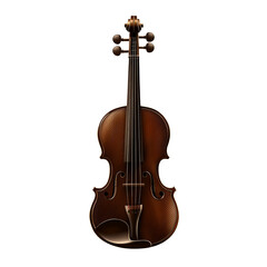 Fototapeta premium Classic wooden violin with elegant curves and fine craftsmanship, perfect for musical performances