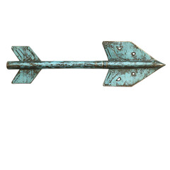 Contemporary Arrow with Meticulous Detailing in Mut Isolated on Transparent Background