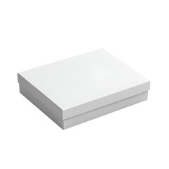 Blank White Cardboard Gift Box Packaging Product Mockup Design
