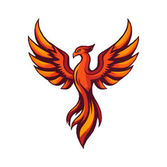 Mythical Phoenix Illustration
