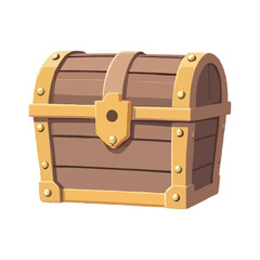 Simplified Cartoon Treasure Chest