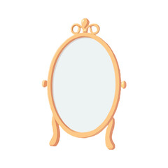 Obraz premium Simplified Cartoon Mirror Design