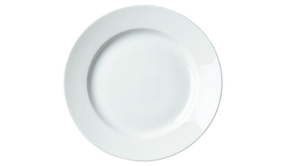White Tableware Plate On White Surface Top