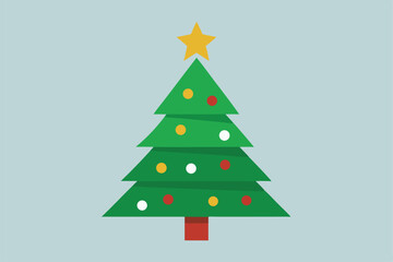 abstract christmas tree