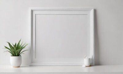 Elegant white frame collage mockup, clean & bright aesthetic,  picture,  photography,  mockup