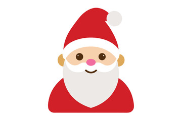 santa claus isolated on white